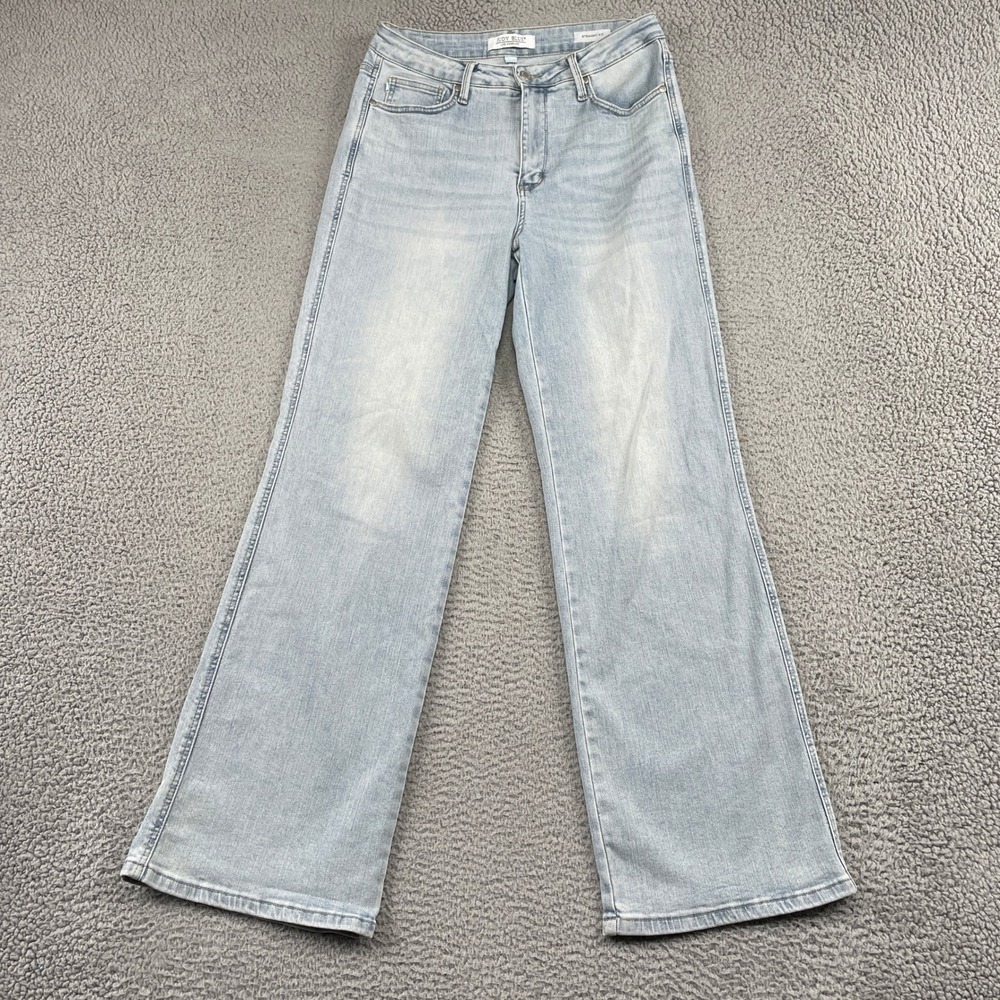 Judy Blue Jeans Womens 11/30 Light Blue Straight Fit Stretch JB88576 Denim